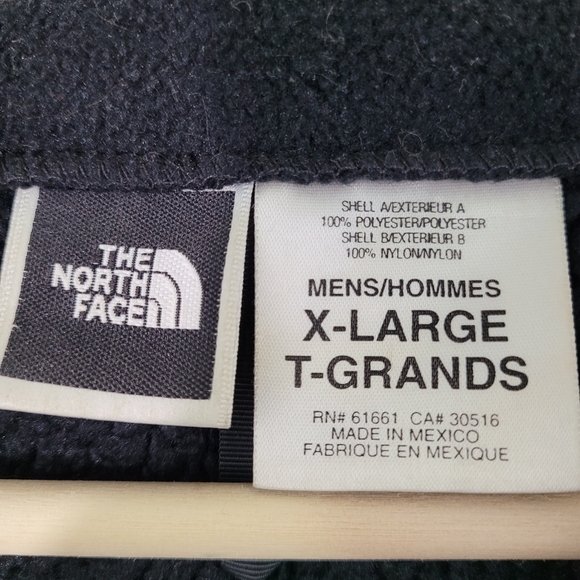 The North Face Polartec Black Full-Zip Fleece Front Pockets Vest Size XL/TG - Picture 12 of 14